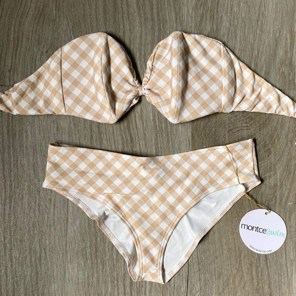 NWT Montce Gingham Set